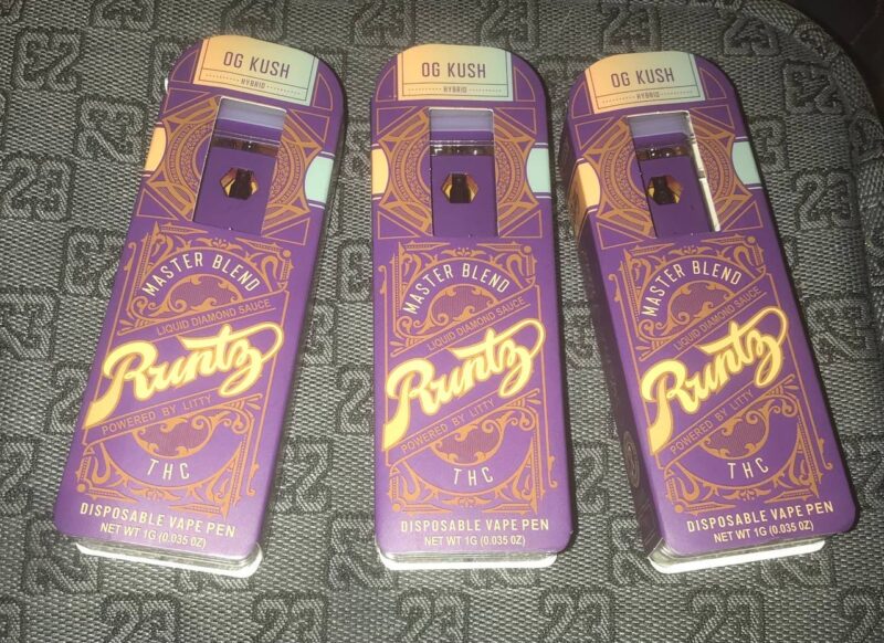 Runtz x packwoods 1g